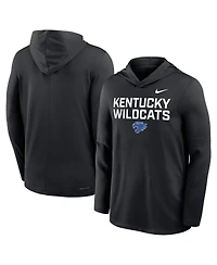 Nike Men's Black Kentucky Wildcats 2025 Sideline Performance Long Sleeve Hoodie T-Shirt