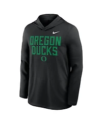 Nike Men's Oregon Ducks 2025 Sideline Performance Long Sleeve Hoodie T-Shirt