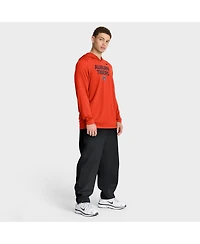 Nike Men's Orange Auburn Tigers 2025 Sideline Dri-fit Long Sleeve Hoodie T-Shirt