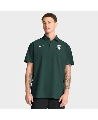 Nike Men's Green Michigan State Spartans 2025 Coaches Sideline Polo Shirt