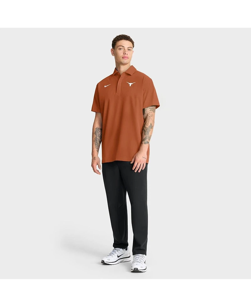 Nike Men's Burnt Orange Texas Longhorns 2025 Coaches Sideline Polo Shirt