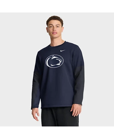 Nike Men's Navy Penn State Nittany Lions 2025 Sideline Coach Performance Long Sleeve T-Shirt