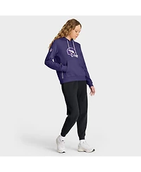 Nike Women's Purple Minnesota Vikings Sideline Standard Issue Throwback Dri-fit Hoodie