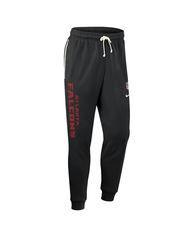 Nike Men's Black Atlanta Falcons Sideline Standard Issue Ground Game Dri-fit Taper Pants
