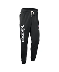Nike Men's Black Minnesota Vikings Sideline Standard Issue Ground Game Dri-fit Taper Pants