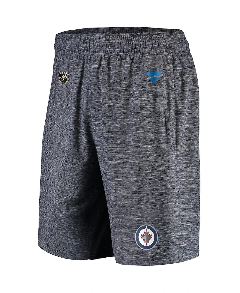 Fanatics Men's Navy Winnipeg Jets Authentic Pro Off-Ice Shorts