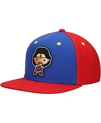 Lids Big Boys and Girls Royal/Red Wonder Woman Chibi Glow-in-the-Dark Snapback Hat