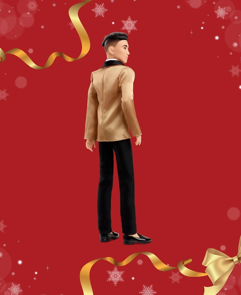 Barbie 2025 Holiday Ken Doll- Black Hair