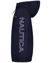 Nautica Big Boys Anchor Zip Front Hooded Jacket