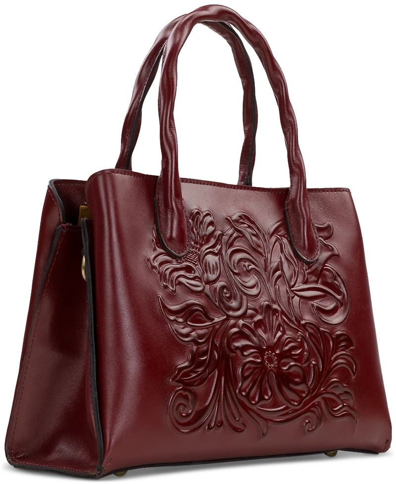 Patricia Nash Genovese Medium Leather Top Handle Bag
