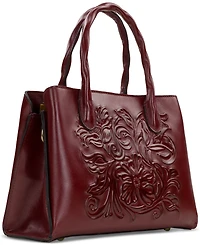 Patricia Nash Genovese Medium Leather Top Handle Bag