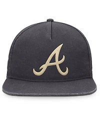 Nike Men's Anthracite Atlanta Braves Monotone Pro Adjustable Hat