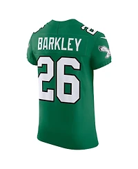 Nike Men's Saquon Barkley Kelly Green Philadelphia Eagles Alternate Vapor F.u.s.e. Elite Jersey