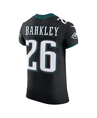 Nike Men's Saquon Barkley Black Philadelphia Eagles Alternate Vapor F.u.s.e. Elite Jersey
