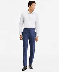 Bar Iii Men's Slim-Fit Linen-Blend Suit Separates Pants, Macy's Exclusive