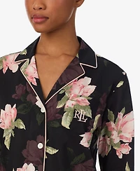 Lauren Ralph Women's Long Sleeve Pajama Set