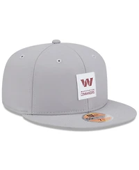 New Era Men's Gray Washington Commanders 2025 Sideline 59FIFTY Fitted Hat