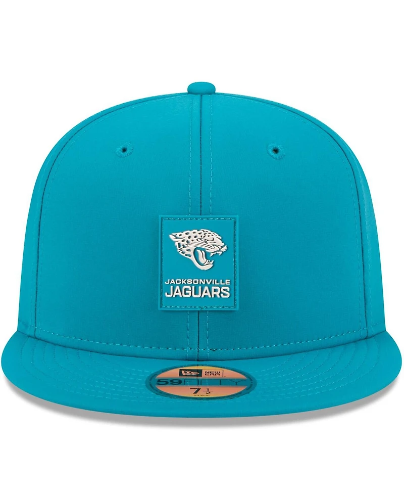 New Era Men's Teal Jacksonville Jaguars 2025 Sideline 59FIFTY Fitted Hat