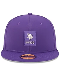 New Era Men's Purple Minnesota Vikings 2025 Sideline 59FIFTY Fitted Hat