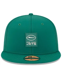 New Era Men's Green York Jets 2025 Sideline 59FIFTY Fitted Hat