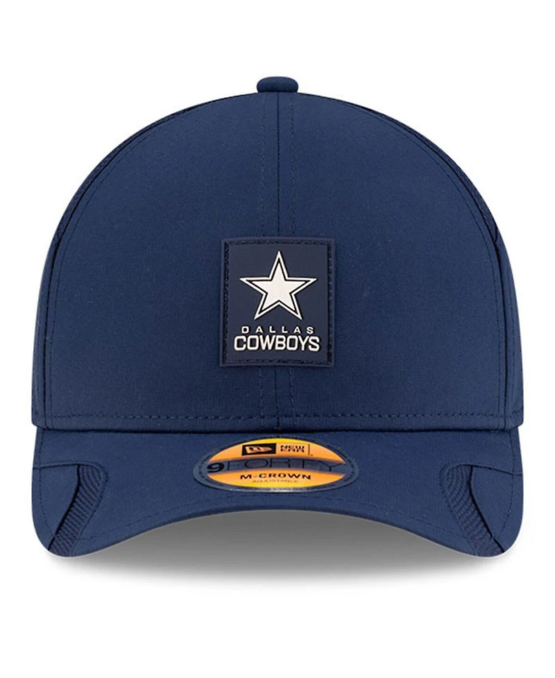 New Era Big Boys and Girls Navy Dallas Cowboys 2025 Sideline 9FORTY Adjustable Hat
