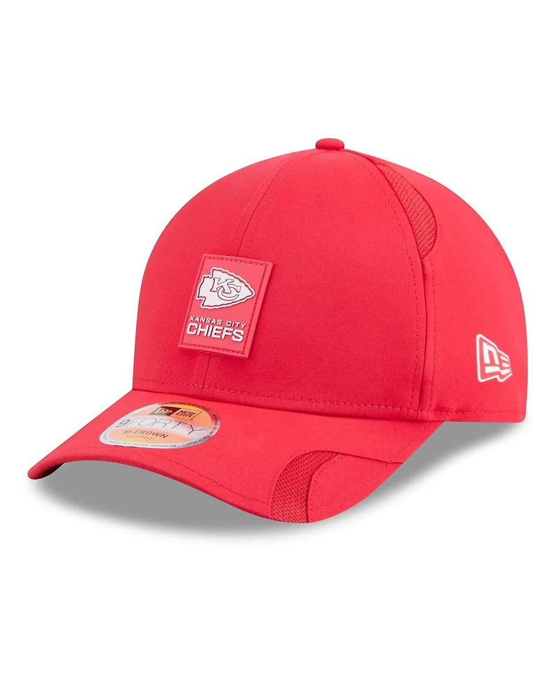 New Era Big Boys and Girls Red Kansas City Chiefs 2025 Sideline 9FORTY Adjustable Hat