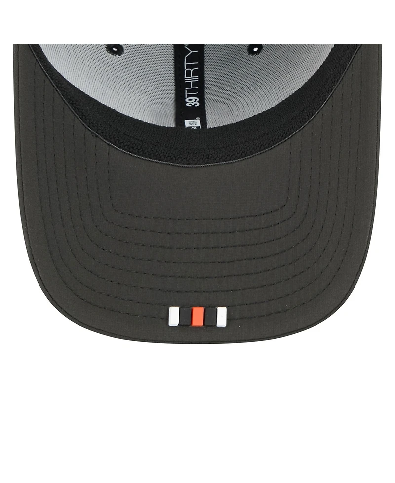 New Era Men's Black Cincinnati Bengals 2025 Sideline 39THIRTY Flex Hat