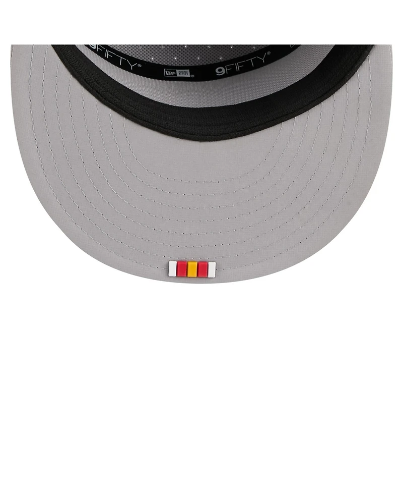 New Era Men's Kansas City Chiefs 2025 Sideline Split Panel 9FIFTY Snapback Hat