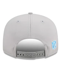 New Era Men's Gray Los Angeles Chargers 2025 Sideline Split Panel 9FIFTY Snapback Hat