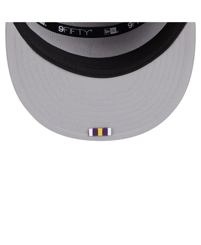 New Era Men's Minnesota Vikings 2025 Sideline Split Panel 9FIFTY Snapback Hat