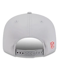 New Era Men's Gray San Francisco 49ers 2025 Sideline Split Panel 9FIFTY Snapback Hat
