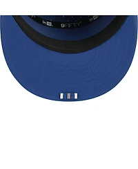New Era Men's Royal Indianapolis Colts 2025 Sideline Split Panel 9FIFTY Snapback Hat