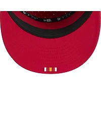 New Era Men's Red Kansas City Chiefs 2025 Sideline Split Panel 9FIFTY Snapback Hat