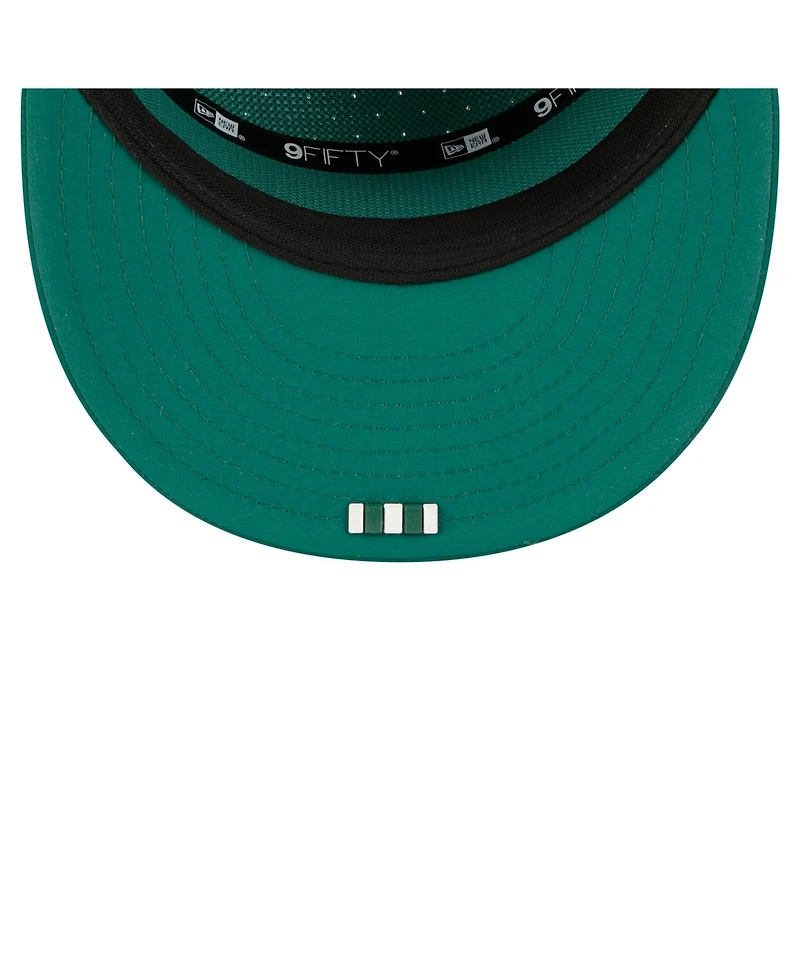 New Era Men's Green New York Jets 2025 Sideline Split Panel 9FIFTY Snapback Hat