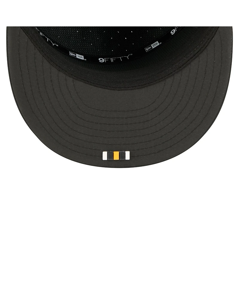 New Era Men's Pittsburgh Steelers 2025 Sideline Split Panel 9FIFTY Snapback Hat