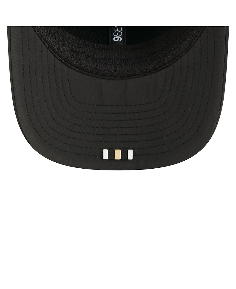 New Era Men's Black New Orleans Saints 2025 Sideline 9SEVENTY Trucker Adjustable Hat