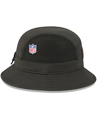 New Era Men's Black Cincinnati Bengals 2025 Sideline Bucket Hat