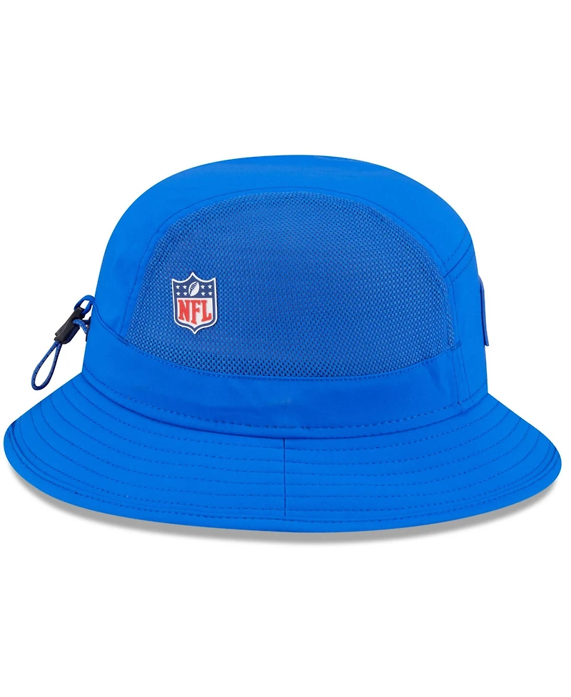 New Era Men's Royal Los Angeles Rams 2025 Sideline Bucket Hat
