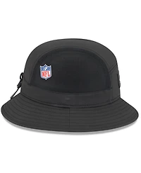 New Era Men's Black Orleans Saints 2025 Sideline Bucket Hat