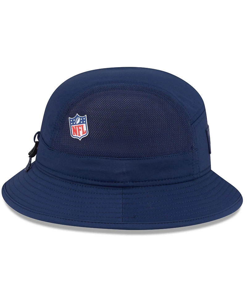 New Era Men's College Navy Seattle Seahawks 2025 Sideline Bucket Hat