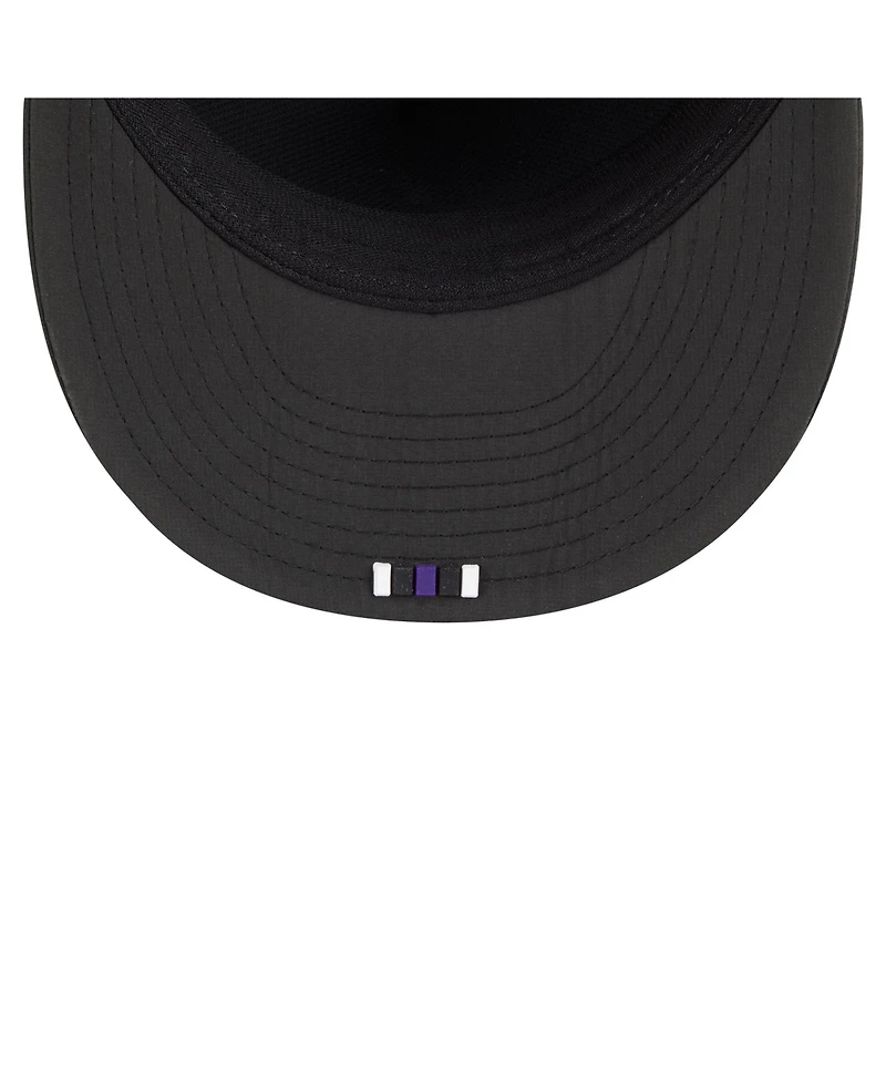 New Era Men's Black Baltimore Ravens 2025 Sideline Retro Crown 59FIFTY Fitted Hat