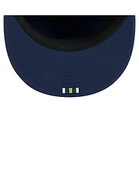 New Era Men's College Navy Seattle Seahawks 2025 Sideline Retro Crown 59FIFTY Fitted Hat