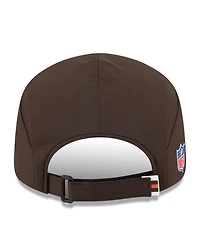 New Era Men's Brown Cleveland Browns 2025 Sideline Runner Adjustable Hat