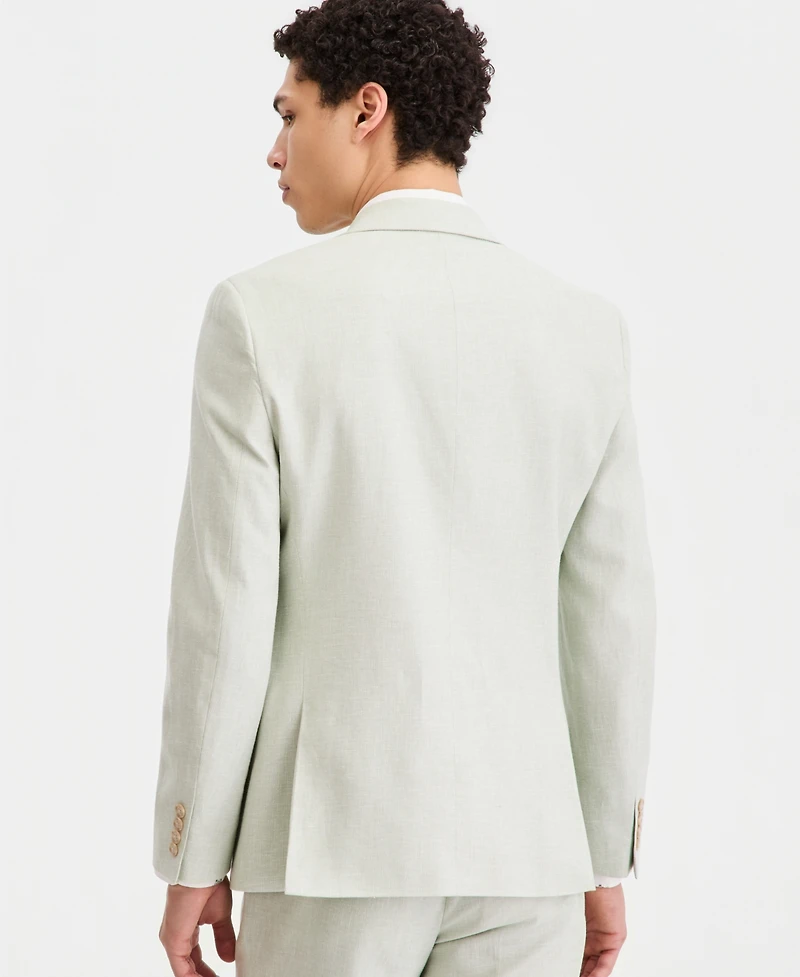 Bar Iii Men's Slim-Fit Linen-Blend Suit Separates Jacket, Macy's Exclusive
