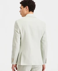 Bar Iii Men's Slim-Fit Linen-Blend Suit Separates Jacket, Macy's Exclusive
