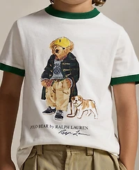Polo Ralph Lauren Toddler and Little Boys Bear Ringer T-Shirt