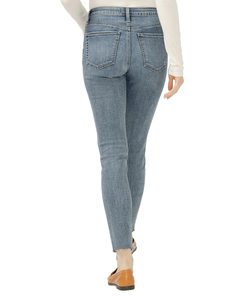 Silver Jeans Co. Women's Most Wanted Mid Rise Skinny Luxe Stretch