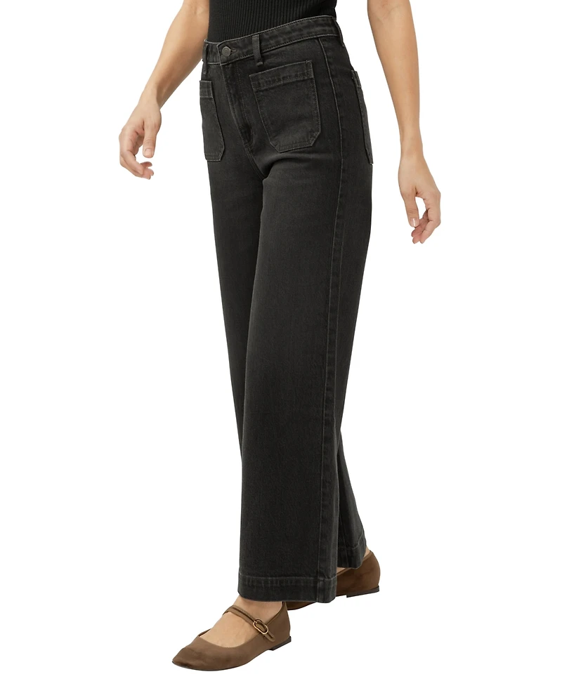 Silver Jeans Co. Women's High Rise Vintage Ankle Wide Leg