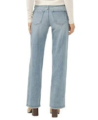 Silver Jeans Co. Women's Loose & Low Rise Straight Leg