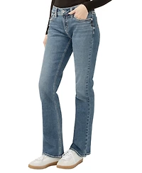 Silver Jeans Co. Women's Elyse Mid Rise Comfort Fit Bootcut